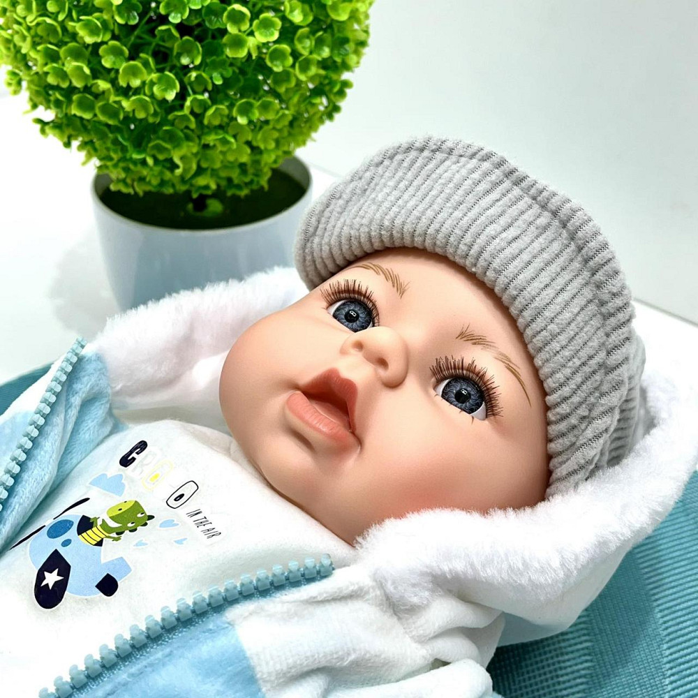 Кукла-пупс м'яконабивна з соскою та звуковими ефектами укр мова 42см Вид 4 (M 5919 I UA) Чернігів - фото 5