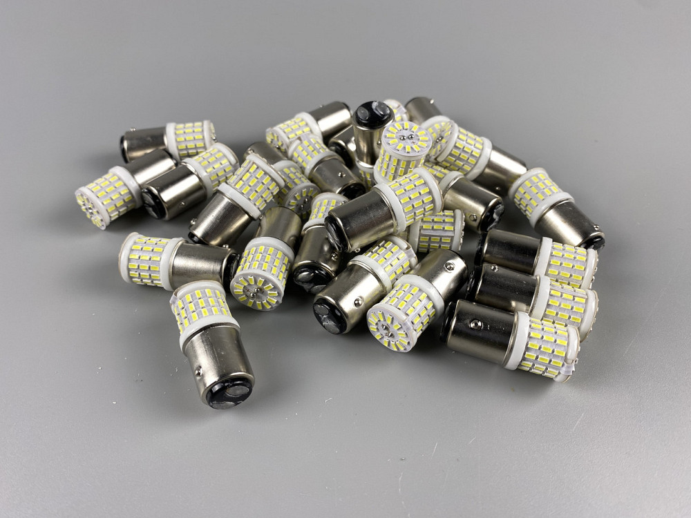 Лампа LED стоп-сигналу і покажчика повороту 12V з 2-х контактним цоколем 1157 BAY15d Мукачево - фото 2