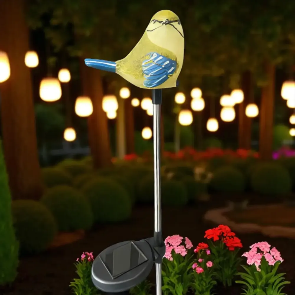 Садовый светильник на солнечной батарее 1шт, Птица / Декоративный фонарь / Уличный светильник на аккумуляторе Коломыя - изображение 4