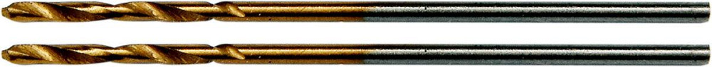 Свердло по металу титанове YATO 1.5 x 40/18 мм HSS-TIN 2 шт Одесса - изображение 1