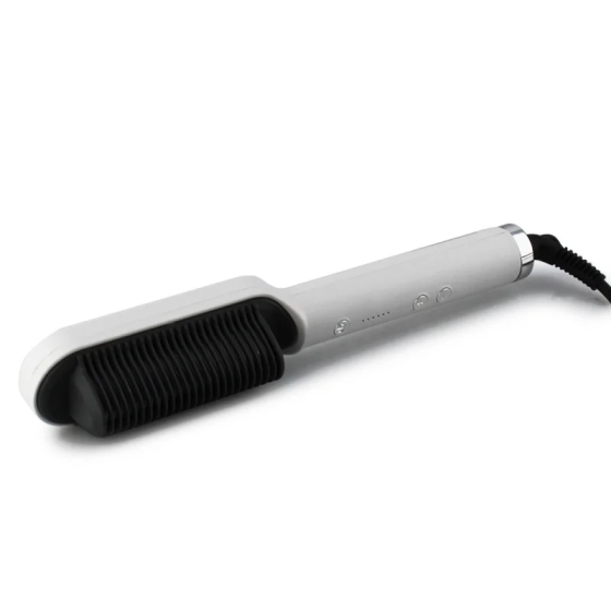 Фен-щітка випрямляч для волосся Hair Straightener 909B 7767 з турмаліновим покриттям та масажем шкіри голови Одеса