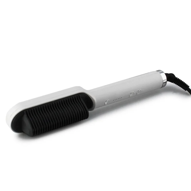 Фен-щітка випрямляч для волосся Hair Straightener 909B 7767 з турмаліновим покриттям та масажем шкіри голови Одеса - фото 3