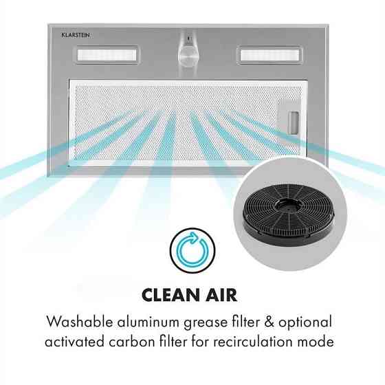 Вбудована витяжка Simplica 52 см. Витяжне повітря: 400 м3/год Світлодіод із неіржавкої сталі 52 см. (Німеччина, Рівне