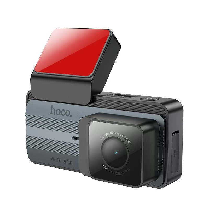 Відеореєстратор HOCO DV12 з GPS та задньою камерою сріблястий Київ - фото 1