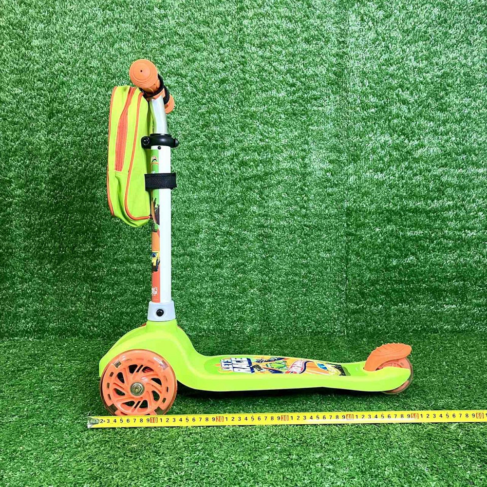 Самокат триколісний Hot Wheels з підсвічуванням коліс Салатовий (LS2115) Чернігів - фото 8