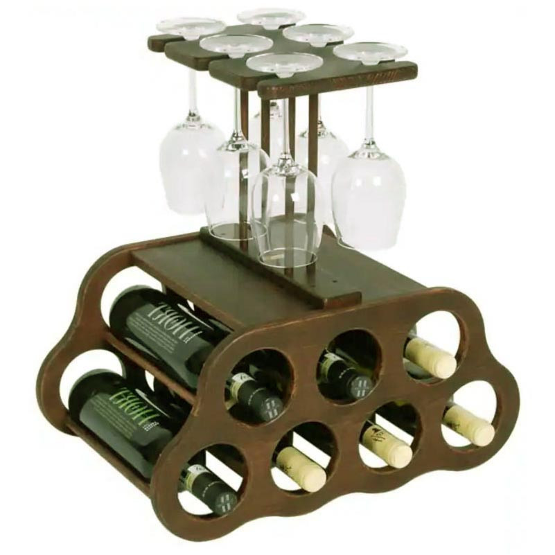 Настольная винная полка 