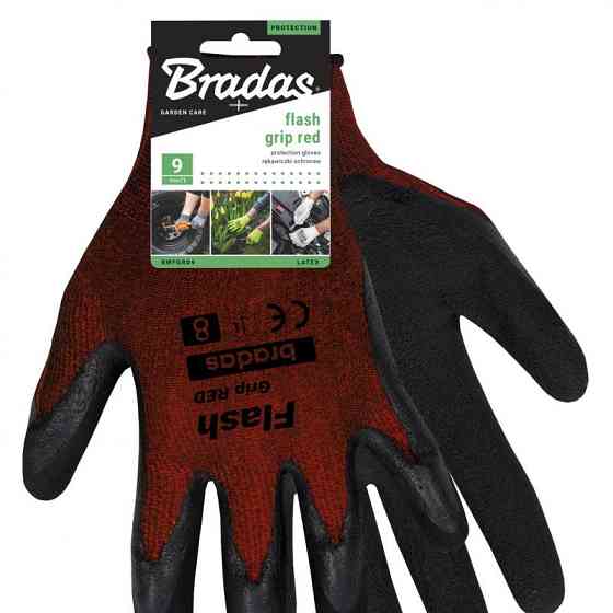 Рукавички захисні FLASH GRIP RED латекс, розмір 6, RWFGRD6 Київ