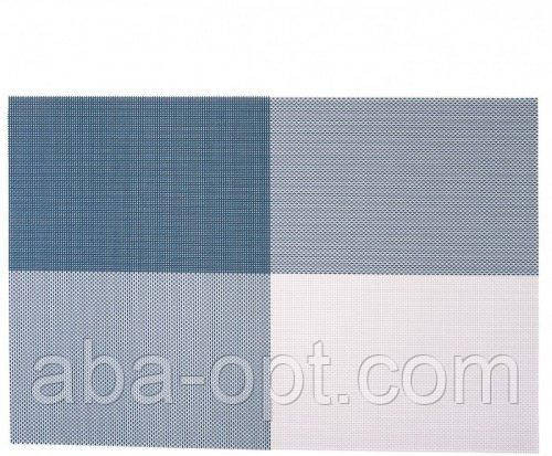 Килимок для сервірування столу бірюзово-синій 45 х 30 см (шт) Одеса - фото 1