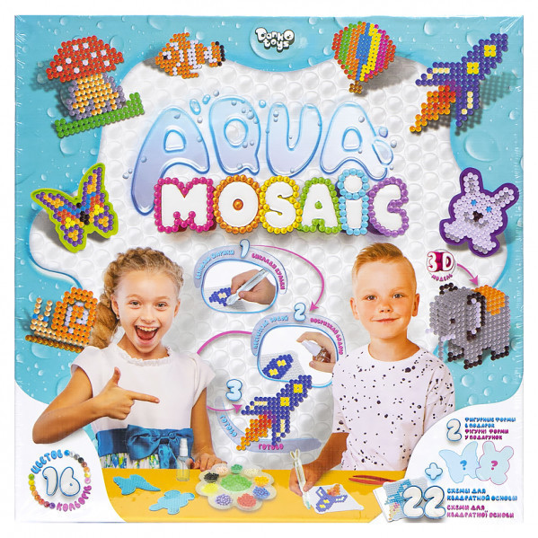 Креативна творчість "Aqua Mosaic" середній набір (10), шт Київ - фото 1