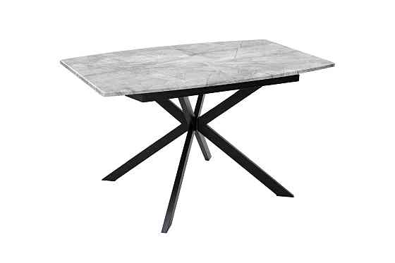 Стіл Річард 140(+40)*85 чорний метал/базальт Киев