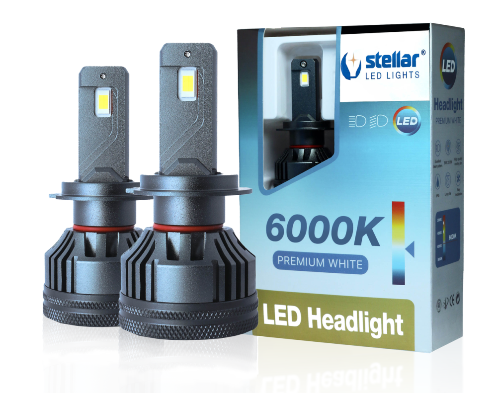 LED автолампи H7 STELLAR M65 Pro 65W 6000K 12–30V CANBUS EMC (комплект 2 шт.) Вінниця - фото 3
