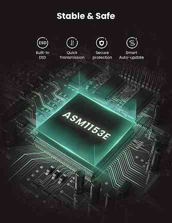 Адаптер UGREEN CM321 USB-C 3.0 to 2.5-Inch SATA Converter 50cm(UGR-70610) (UGR-70610) Київ