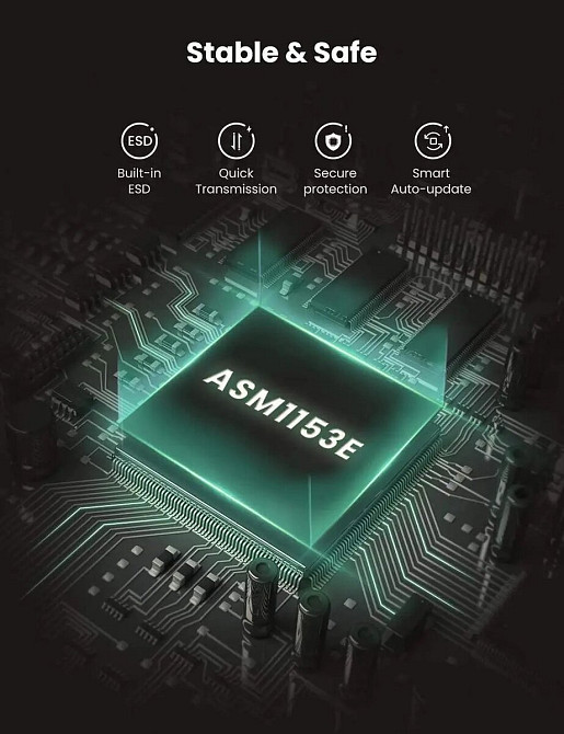 Адаптер UGREEN CM321 USB-C 3.0 to 2.5-Inch SATA Converter 50cm(UGR-70610) (UGR-70610) Киев - изображение 5