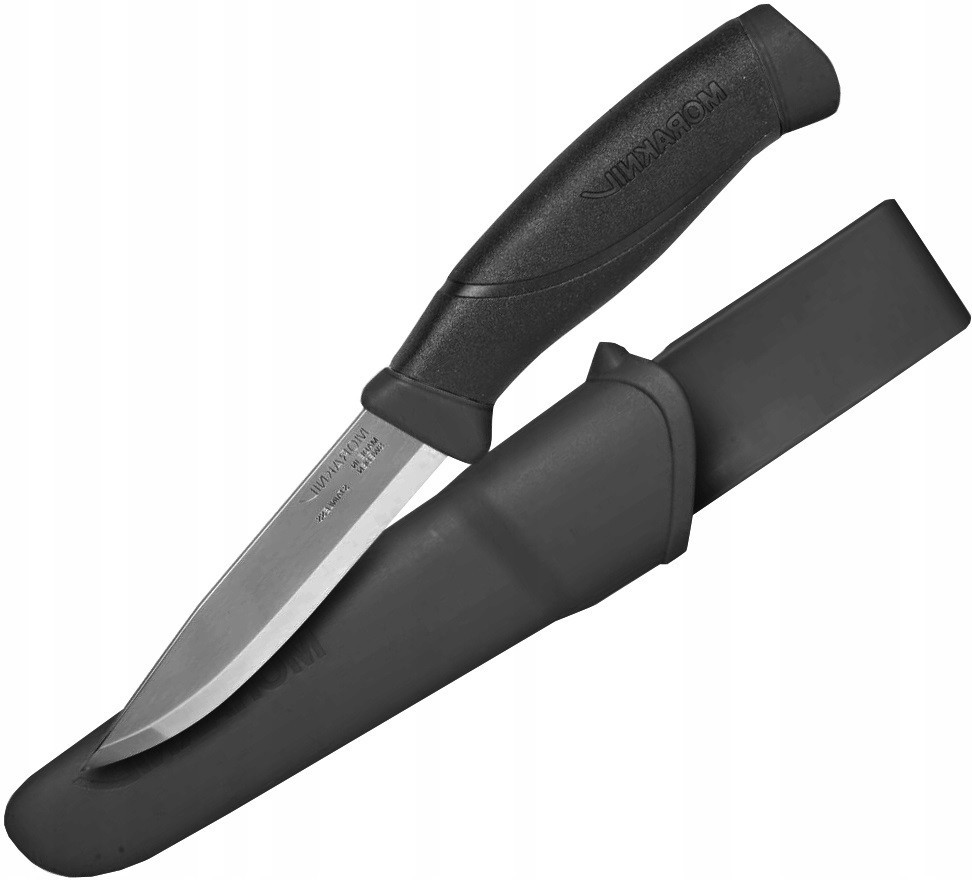 Туристичний Ніж з чохлом Morakniv "Comanion" Black (12141) Нержавіюча сталь Нововолинськ - фото 3