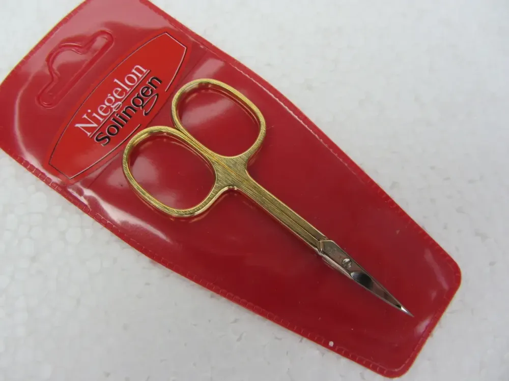 Ножницы маникюрные Niegelon для удаления кутикул золото Киев - изображение 2