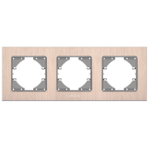 BINERA мідний алюміній Рамка горизонтальна 3-а Videx Житомир