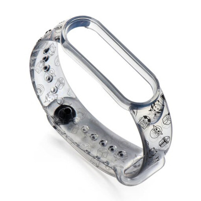 Ремінець до фітнес браслета Armorstandart This is the Way для Xiaomi Mi Band 7/6/5 Dark Lord icon Tran (ARM59262) Вінниця - фото 1