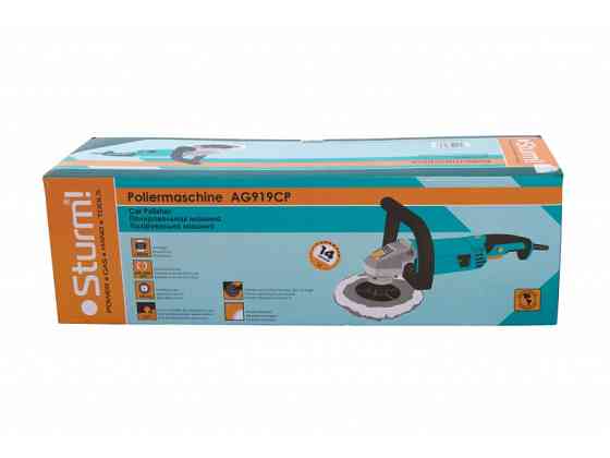 Полірувальна машина Sturm 180 мм, 1400 Вт AG919CP (містить опис) Рівне