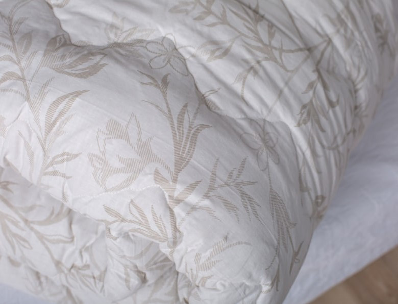 Ecotton Ковдра Novita двоспальна 172х205 см шерстяна стьогана бязь бежевий 20-0709 cream Київ - фото 1