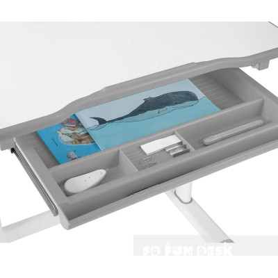 Парта зі стільцем FunDesk Cantare Grey Вінниця - фото 2