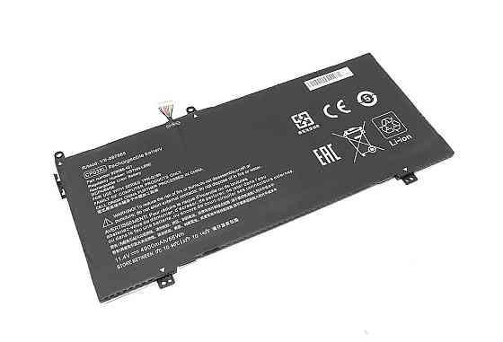 Аккумулятор для ноутбука HP CP03XL Spectre X360 13-ae042ng 11.4V Black 4900mAh OEM Вінниця