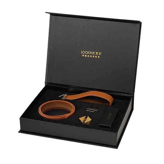 Поводок LOCKINK Tied Collar with Leash Set - Brown Sex Aura Київ