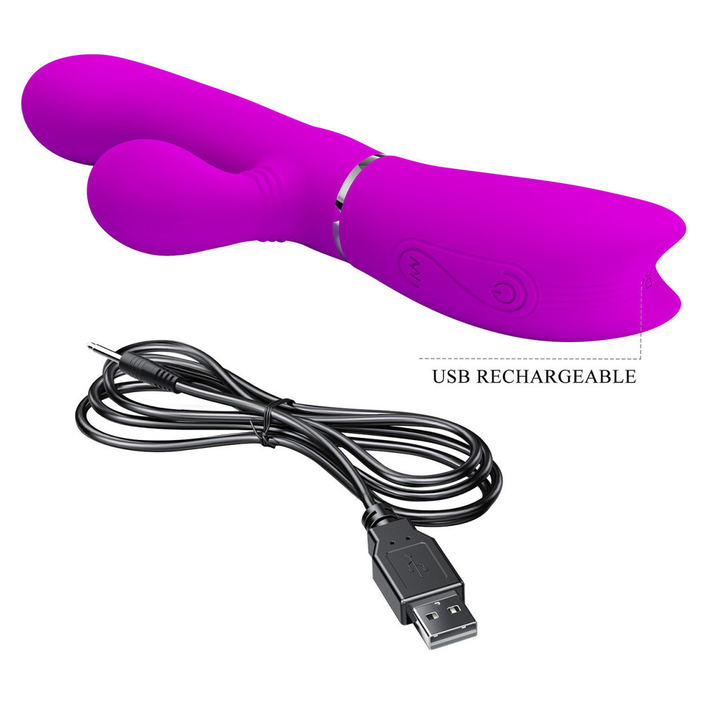 Вібратор - Pretty Love Clitoris Vibrator Purple Sex Aura Київ - фото 7