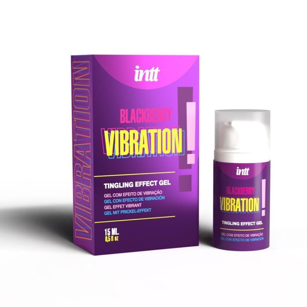 Рідкий вібратор Intt Vibration Blackberry (15 мл) зі смаком ожини Sex Aura Київ - фото 2