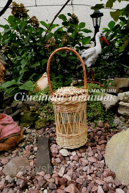 Кошик плетений під літрову банку Київ - фото 3