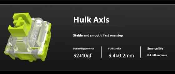 Ігрова механічна магнітна клавіатура VGN neon 75% a75. Київ