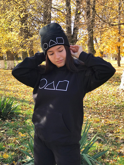 Толстовка\ худи унисекс с логотипом - 