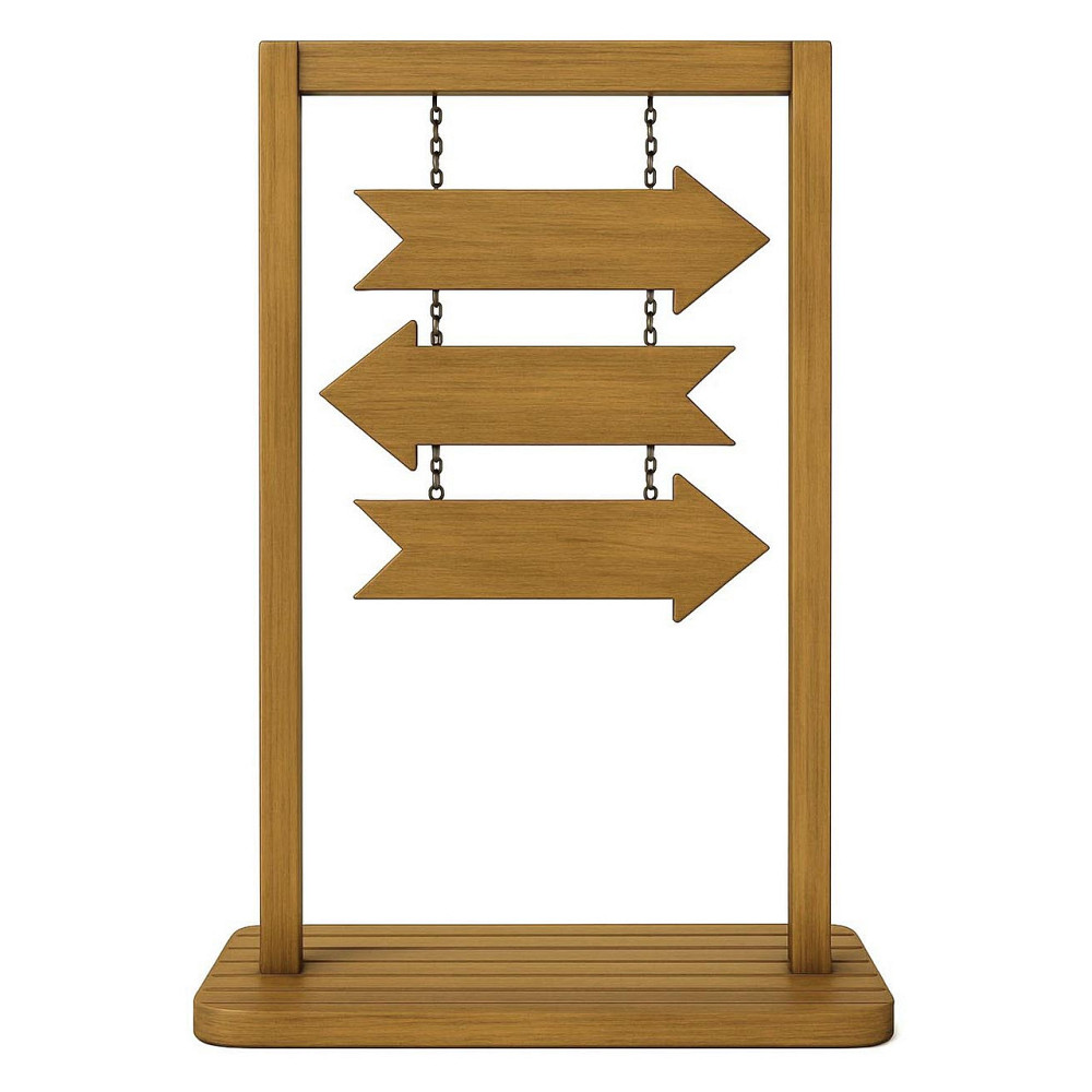 Напольная стрелка-указатель 