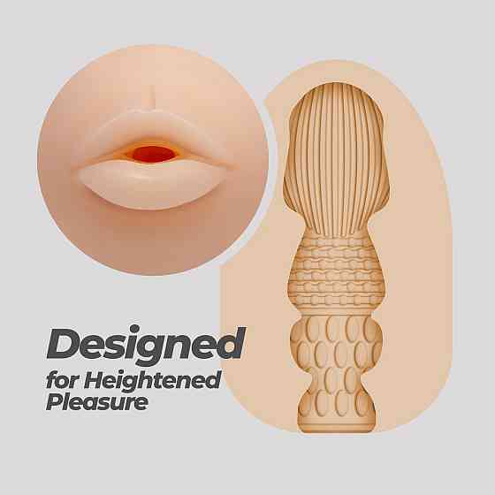 Мастурбатор-яйцо, рот CRUSHIOUS EZY EGG THE Mouth, реалистичный Sex Aura Киев