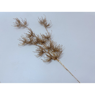 Декоративна гілка YES! Fun Астра Новорічна 81 см, золото, гліттер (974565) Вінниця - фото 1