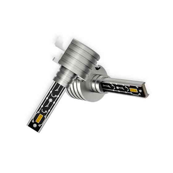 Автолампа H1 12V-24V EUROTUN NH 44W 4500L 6500K радиатор LED Мукачево