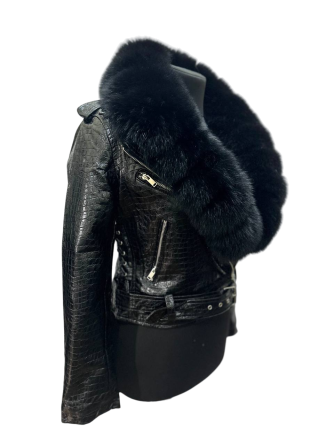 Косуха куртка женская с мехом Песец 40 Харьков