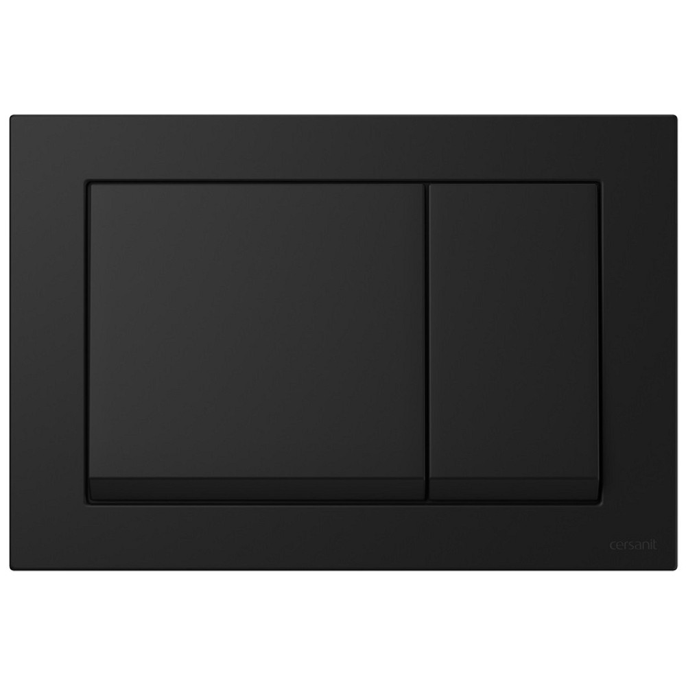 Кнопка змиву Cersanit ENTER II чорний матовий (000028659) Київ - фото 1