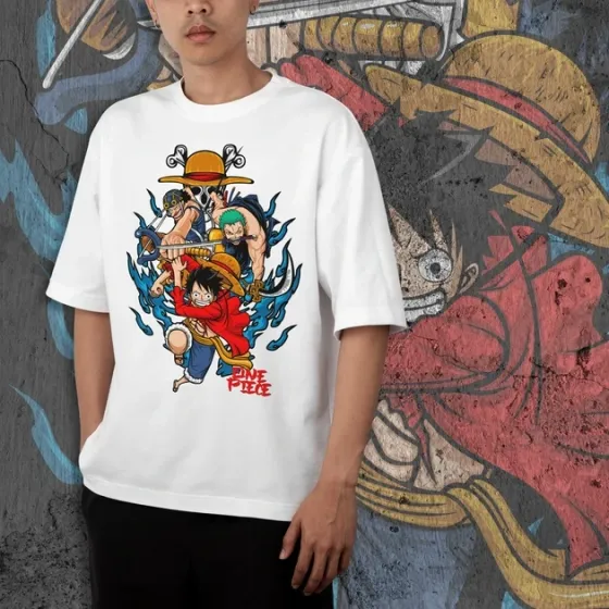 Футболка для підлітка хлопчика з принтом Ван Пис Team Розмір 160 Anime10160 Дніпро