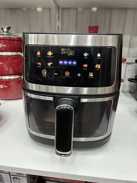 Багатофункціональна електрична фритюрниця Zepline ZP-111, сріблястого кольору, 7 л, 4000 Вт. Одеса - фото 4