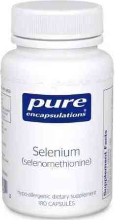 Селен (селенометіонін) Pure Encapsulations Selenium (selenomethionine) 200 мкг 180 капс Київ