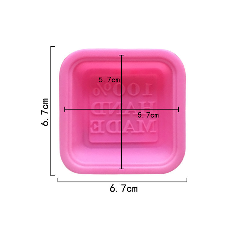 Форма для мыла силиконовая 67 на 67 см розовый Киев - изображение 2