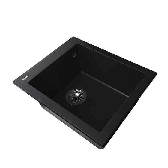 Гранітна мийка Globus Lux LAMA чорний 410х500мм-А0002 Тернопіль