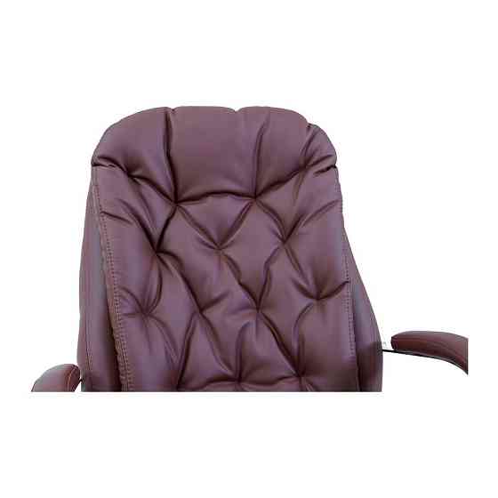 Офисное кресло руководителя Venice М1 Tilt Хром Кожа Lux Коричневый Киев