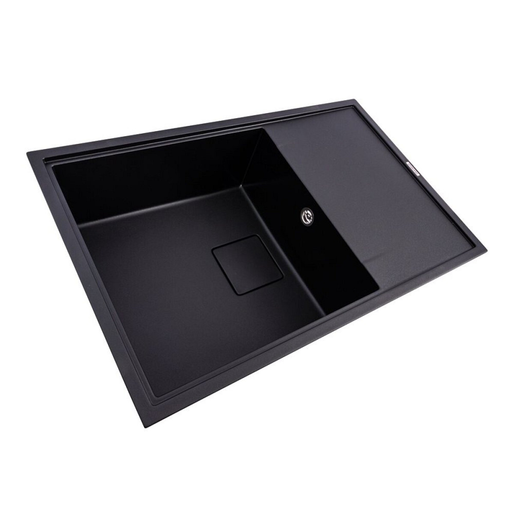 VALESO Гранітна мийка VALESO GALANS 7850 матова Чорна Коломия - фото 19