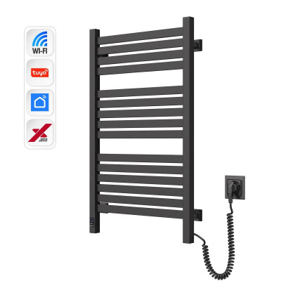 Сушарка для рушників Navin Авангард Х, 800х480, Wi-Fi, чорний муар, правобічна (12-272055-4880) Вінниця - фото 1