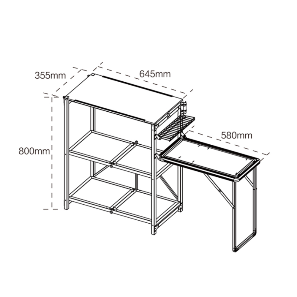 Складна туристична тумба BRS-Z12 Вінниця - фото 3
