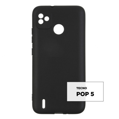 Чохол до мобільного телефона Armorstandart Matte Slim Fit TECNO POP 5 Camera Cover Black (ARM64733) Вінниця - фото 1