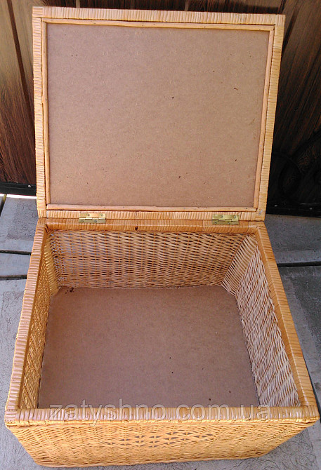 Скриня ящик із лози плетений Київ - фото 3
