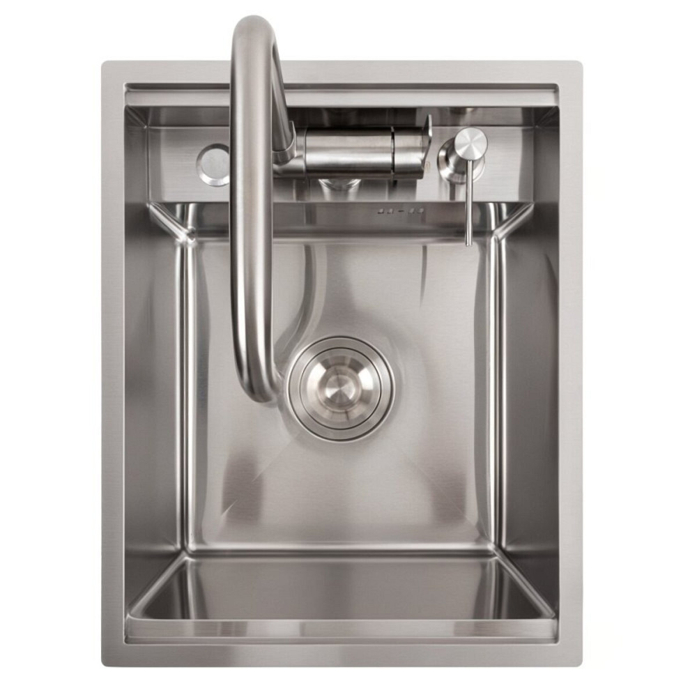 PLATINUM Кухонна мийка CM 40*50 прихована нержавійка Platinum Handmade Київ - фото 2