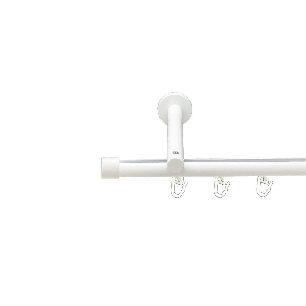 Карниз Orvit Заглушка металевий однорядний циліндр+профіль (16 см) профільна труба  Арктіс 19 мм 200 см (00-00021302) Львів - фото 1